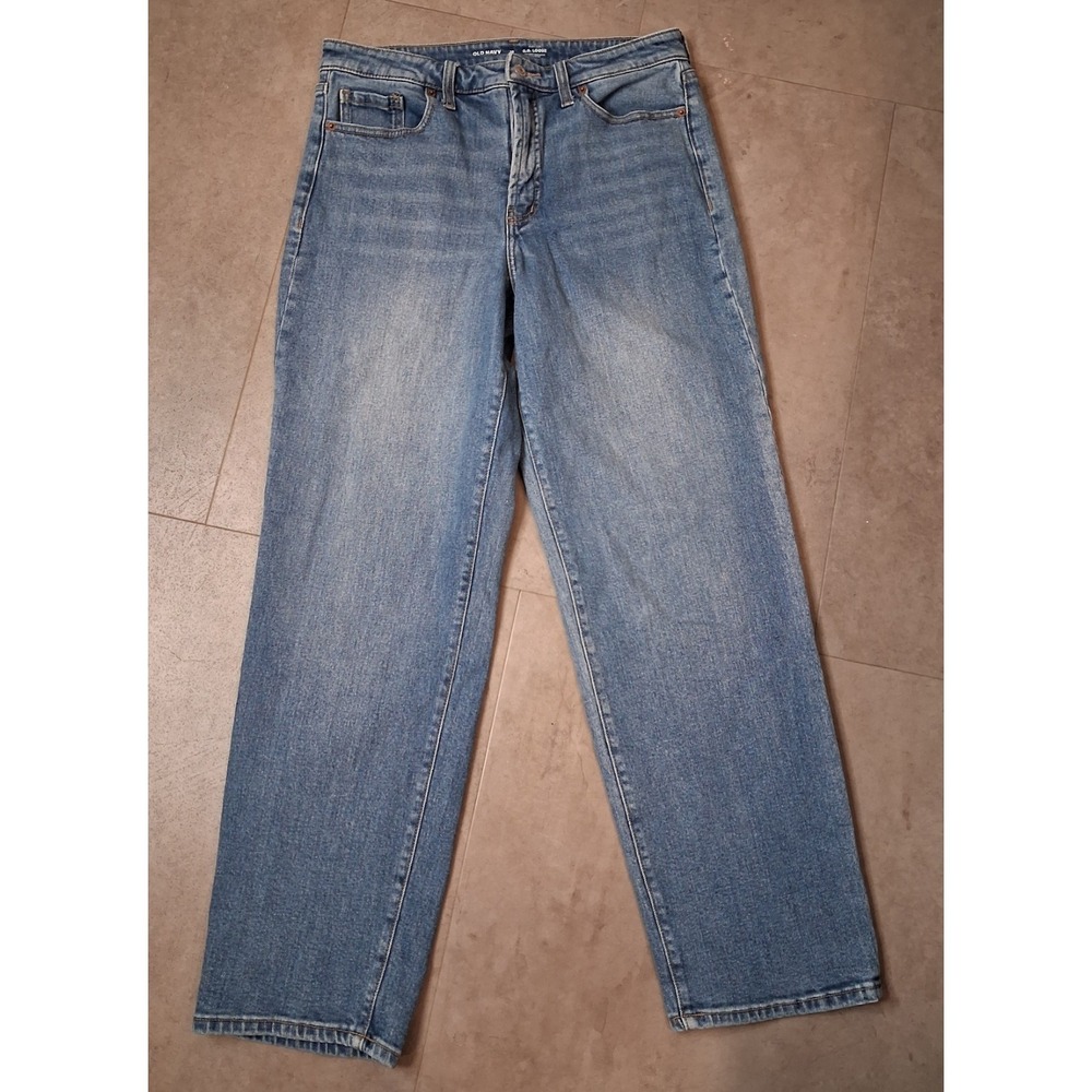 Old Navy High Waist OG Loose Womens Size 10 Wide Leg Causal Workwear - Picture 2 of 8